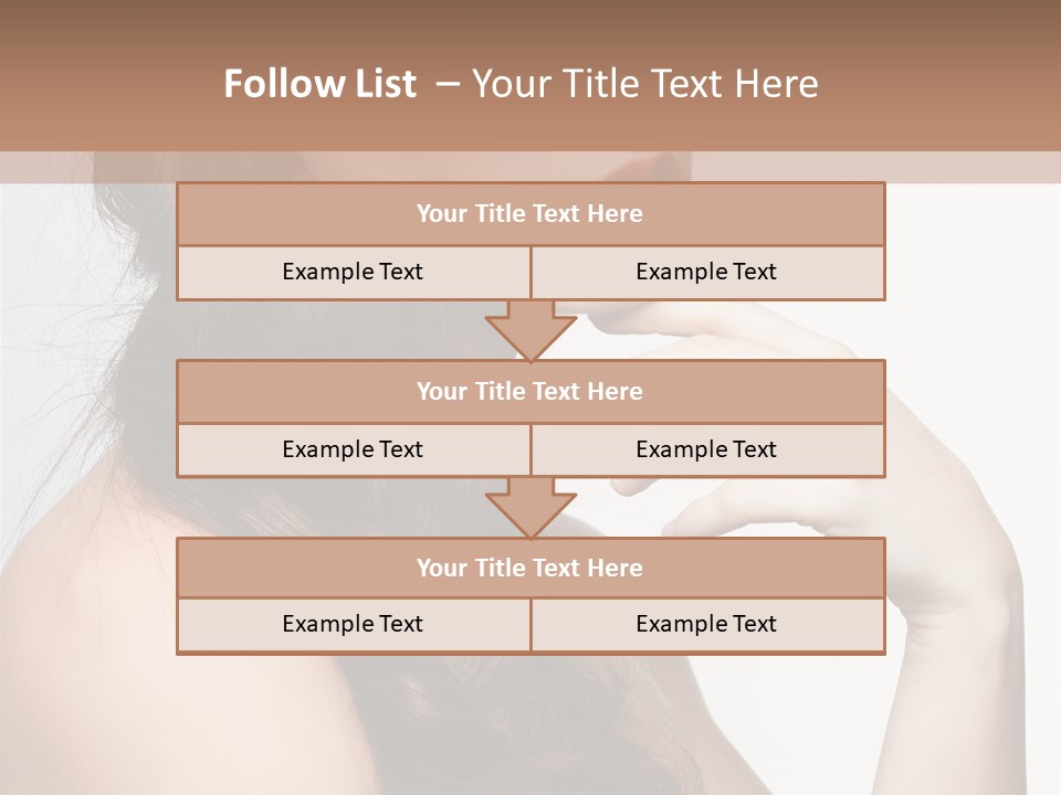 Adult Elegant Makeup PowerPoint Template