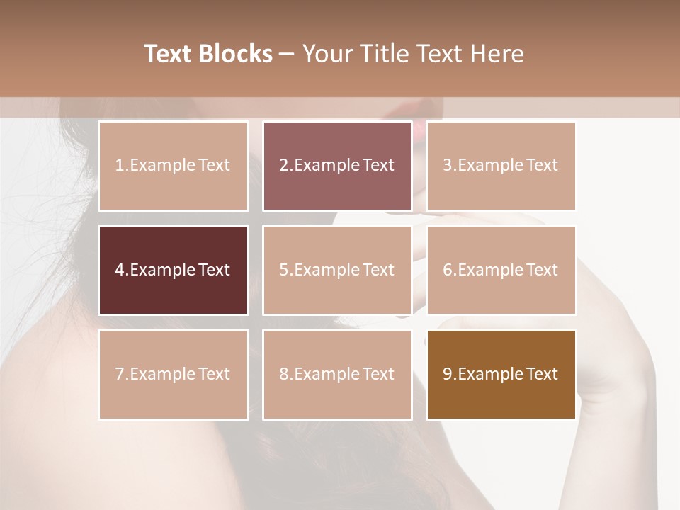 Adult Elegant Makeup PowerPoint Template