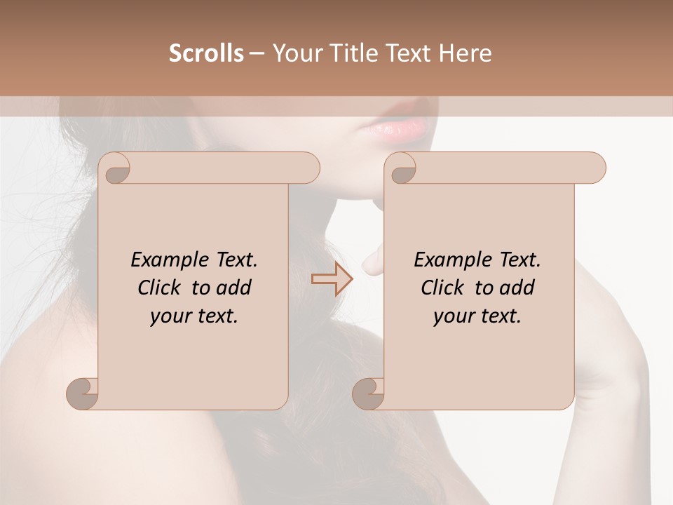 Adult Elegant Makeup PowerPoint Template