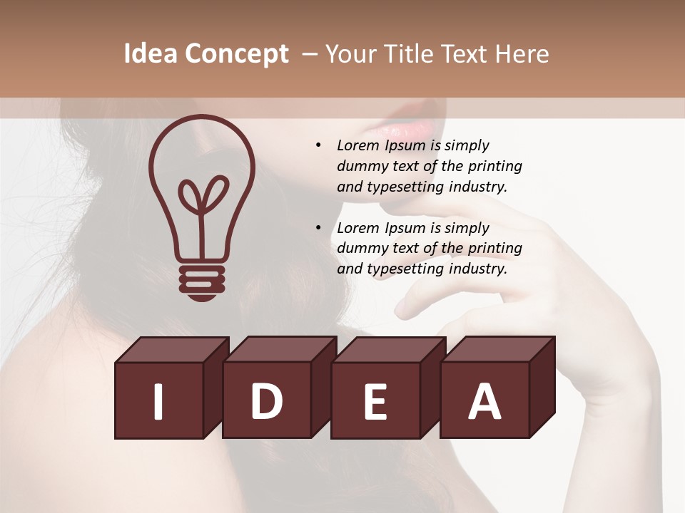 Adult Elegant Makeup PowerPoint Template