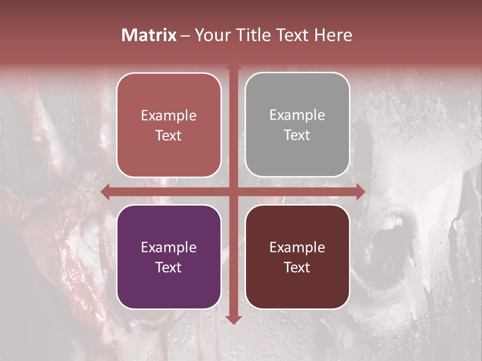Bath Cut Window PowerPoint Template