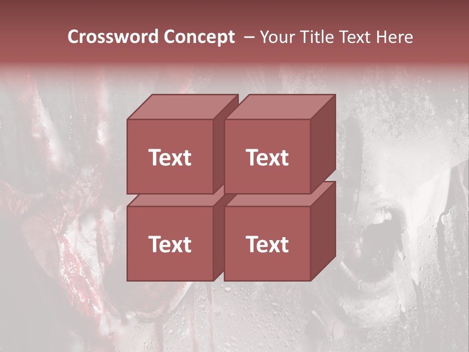 Bath Cut Window PowerPoint Template