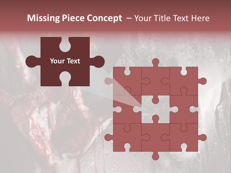 Bath Cut Window PowerPoint Template