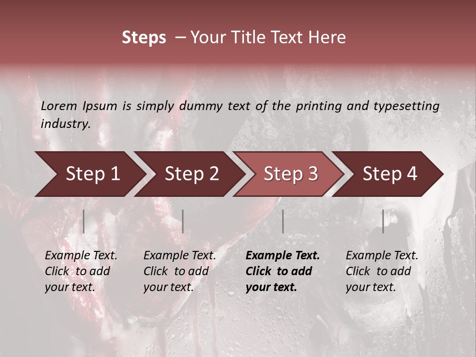 Bath Cut Window PowerPoint Template