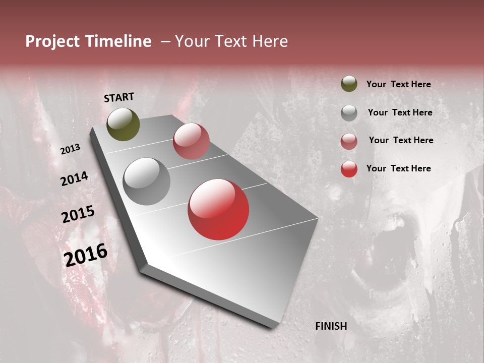 Bath Cut Window PowerPoint Template