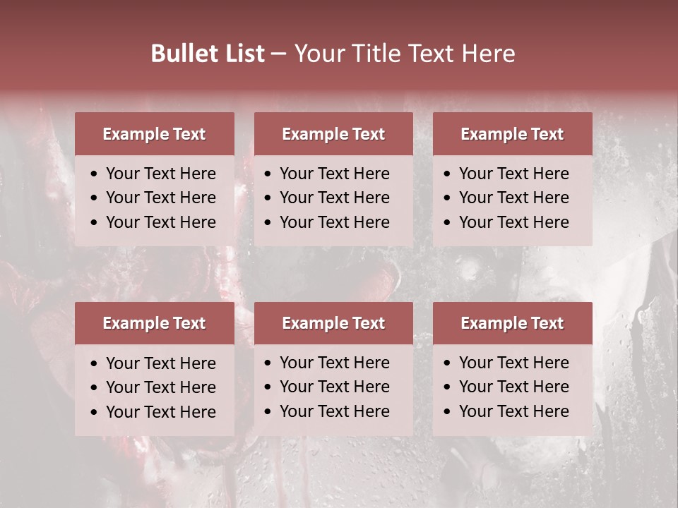 Bath Cut Window PowerPoint Template
