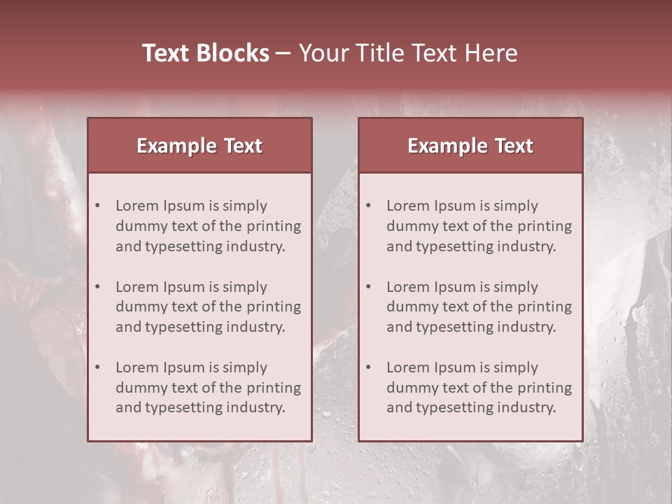 Bath Cut Window PowerPoint Template