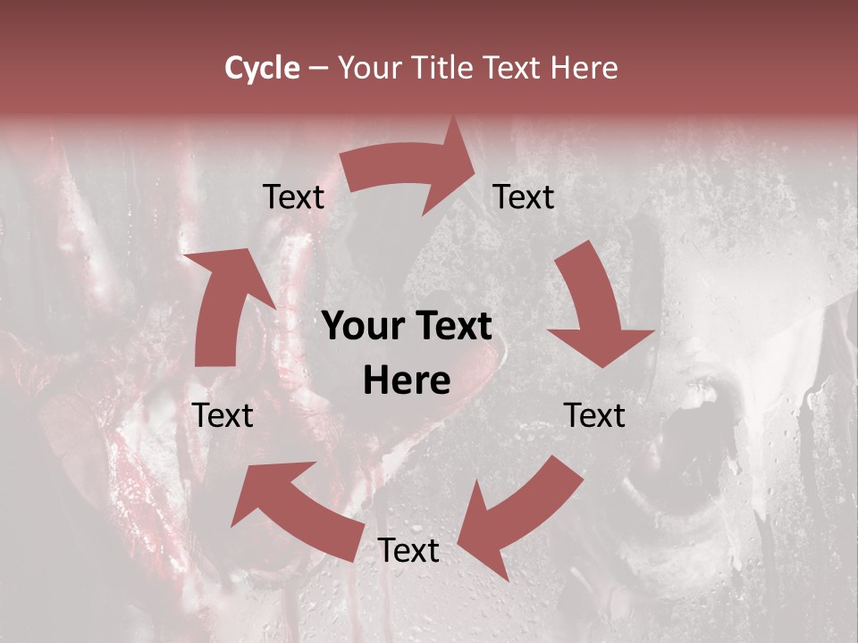 Bath Cut Window PowerPoint Template