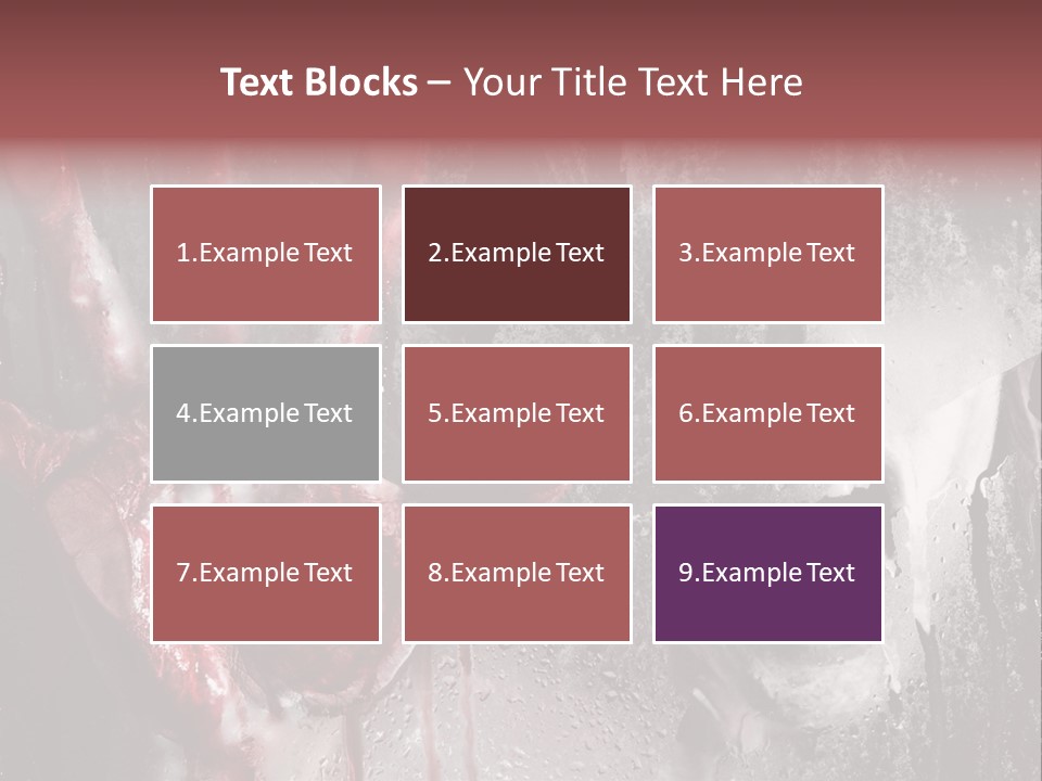 Bath Cut Window PowerPoint Template