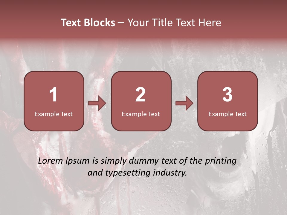 Bath Cut Window PowerPoint Template