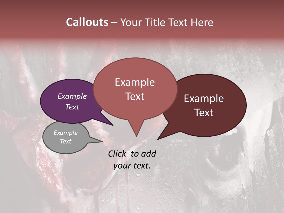 Bath Cut Window PowerPoint Template