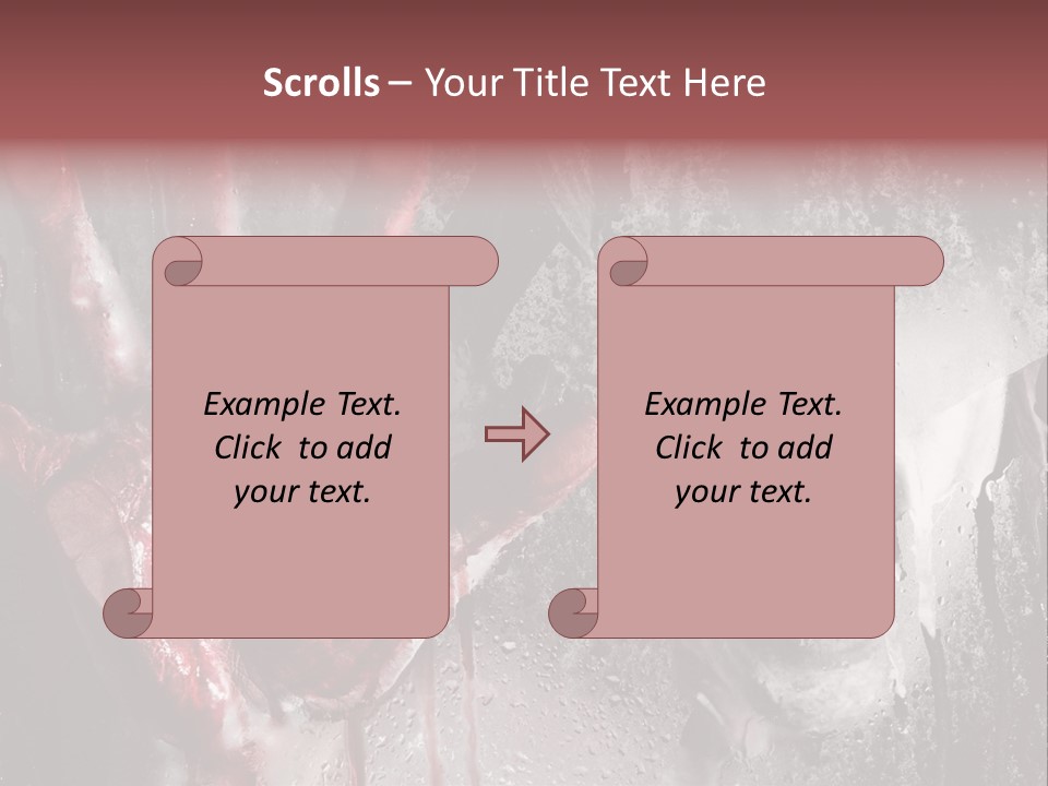 Bath Cut Window PowerPoint Template