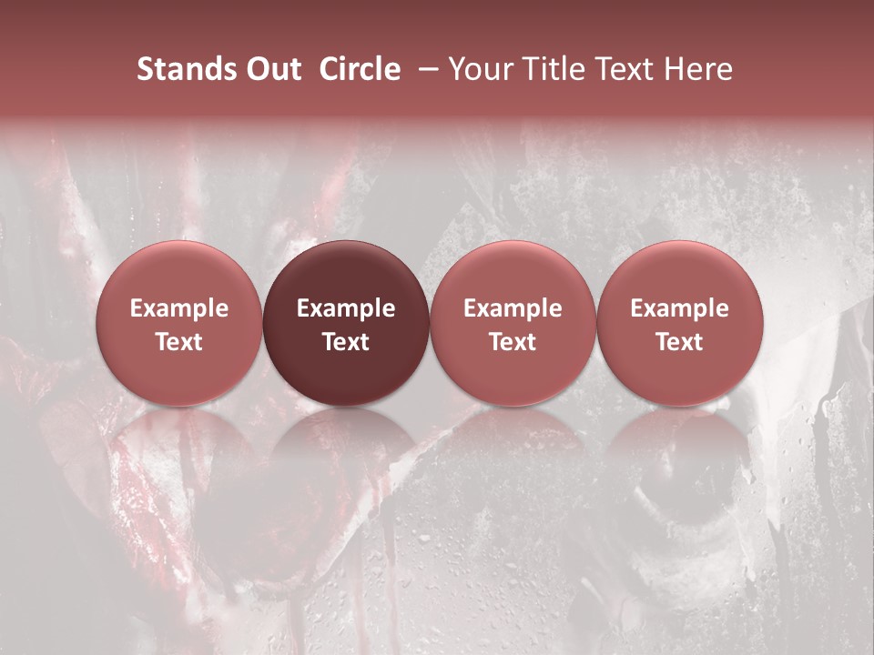 Bath Cut Window PowerPoint Template