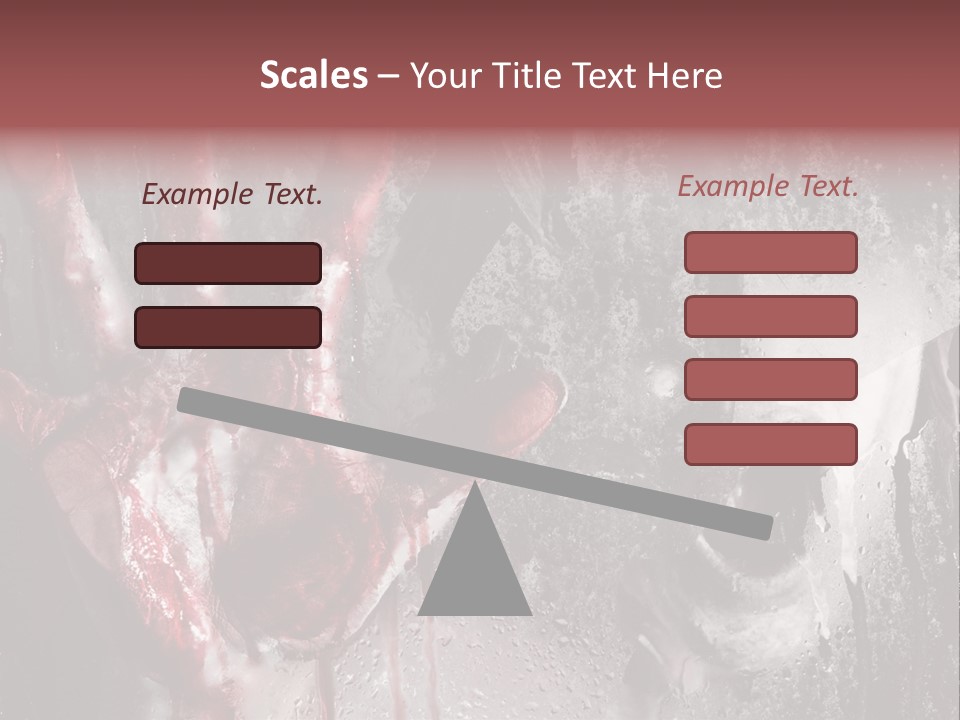 Bath Cut Window PowerPoint Template