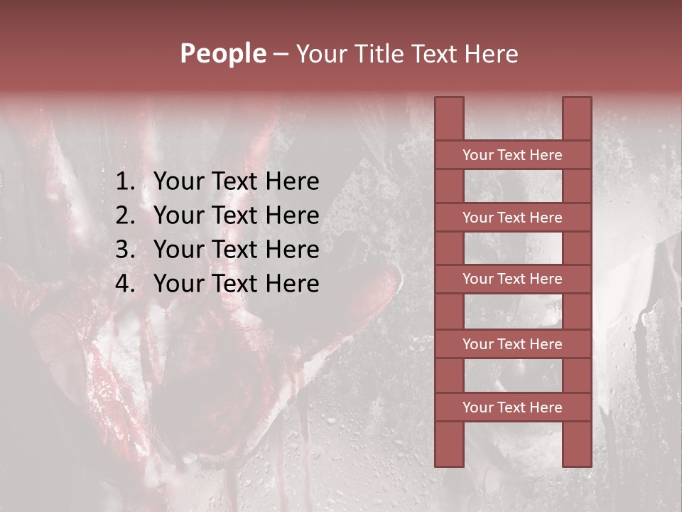 Bath Cut Window PowerPoint Template