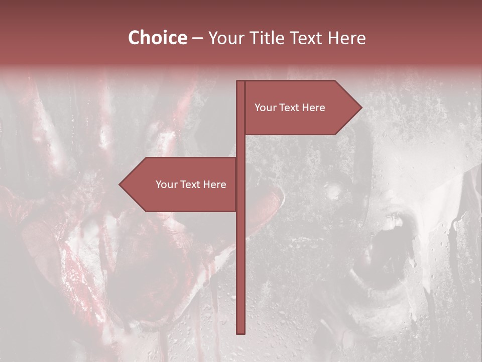 Bath Cut Window PowerPoint Template