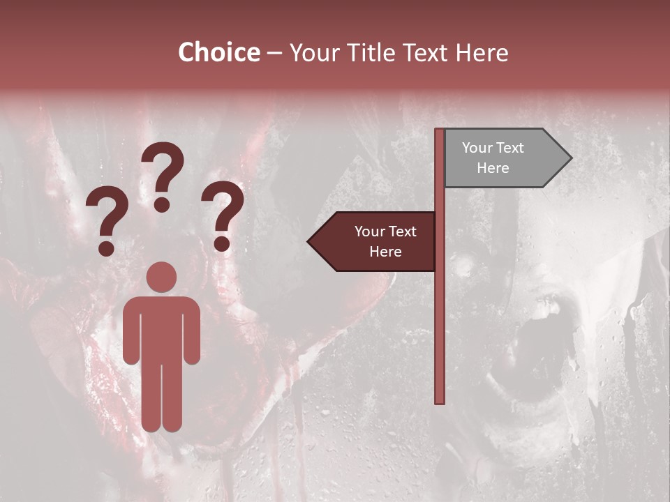 Bath Cut Window PowerPoint Template