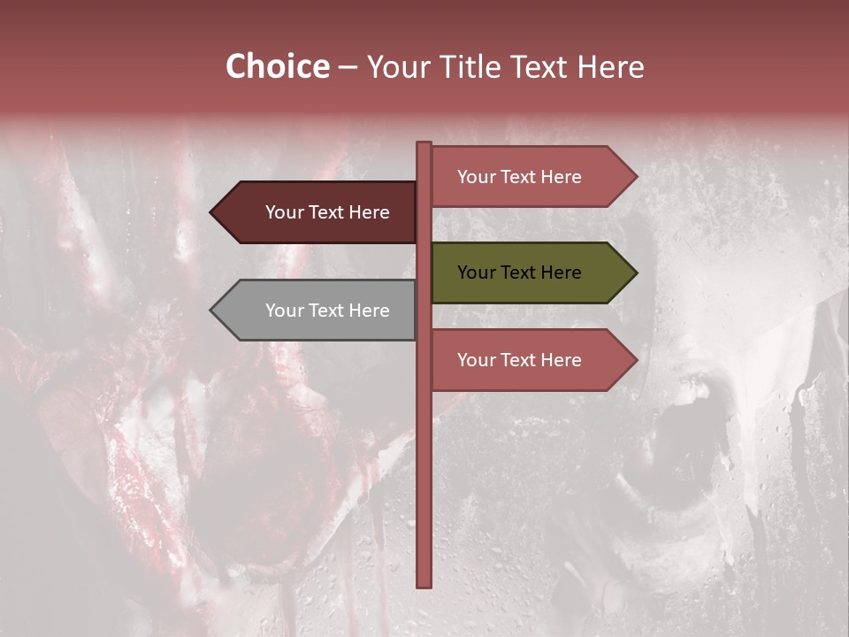 Bath Cut Window PowerPoint Template