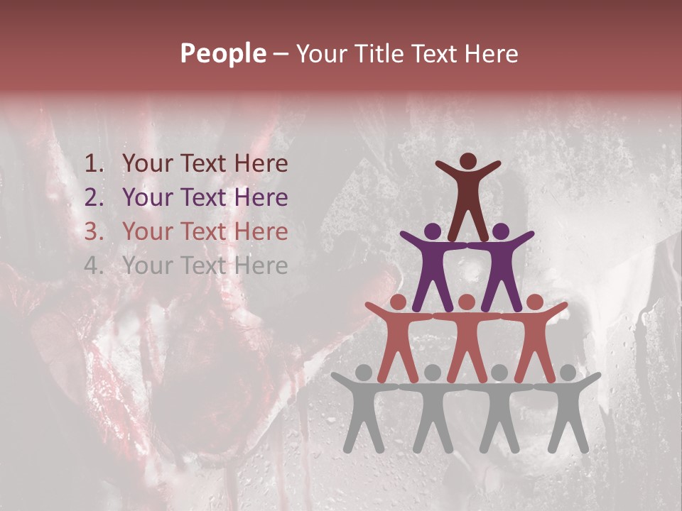 Bath Cut Window PowerPoint Template