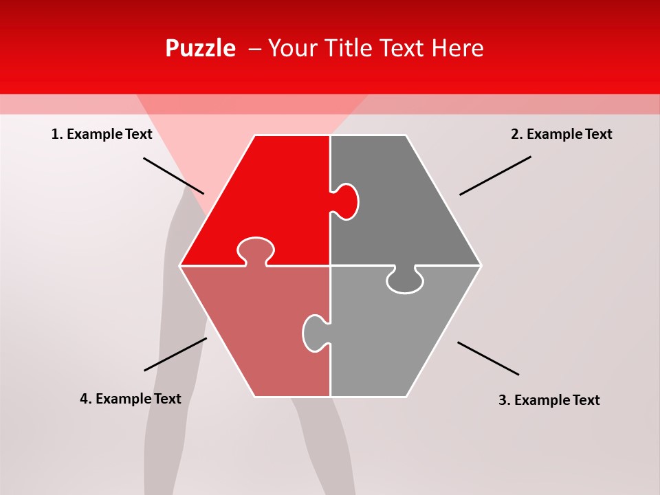 Hair Stylized Triangle PowerPoint Template