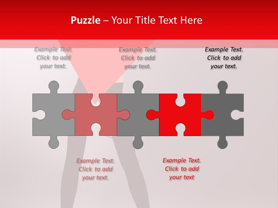 Hair Stylized Triangle PowerPoint Template