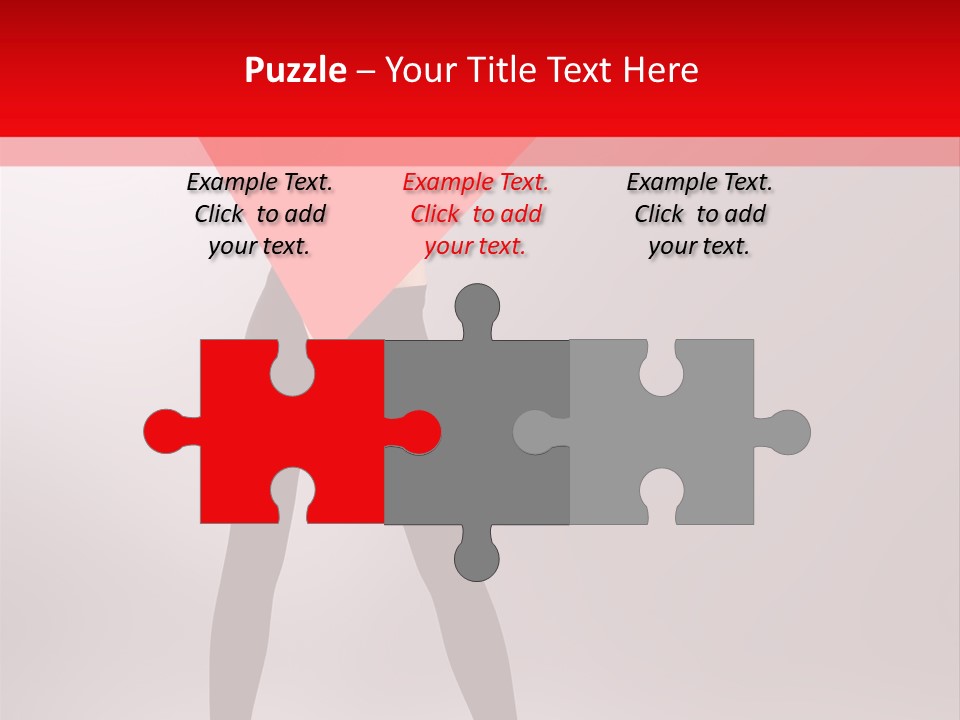 Hair Stylized Triangle PowerPoint Template