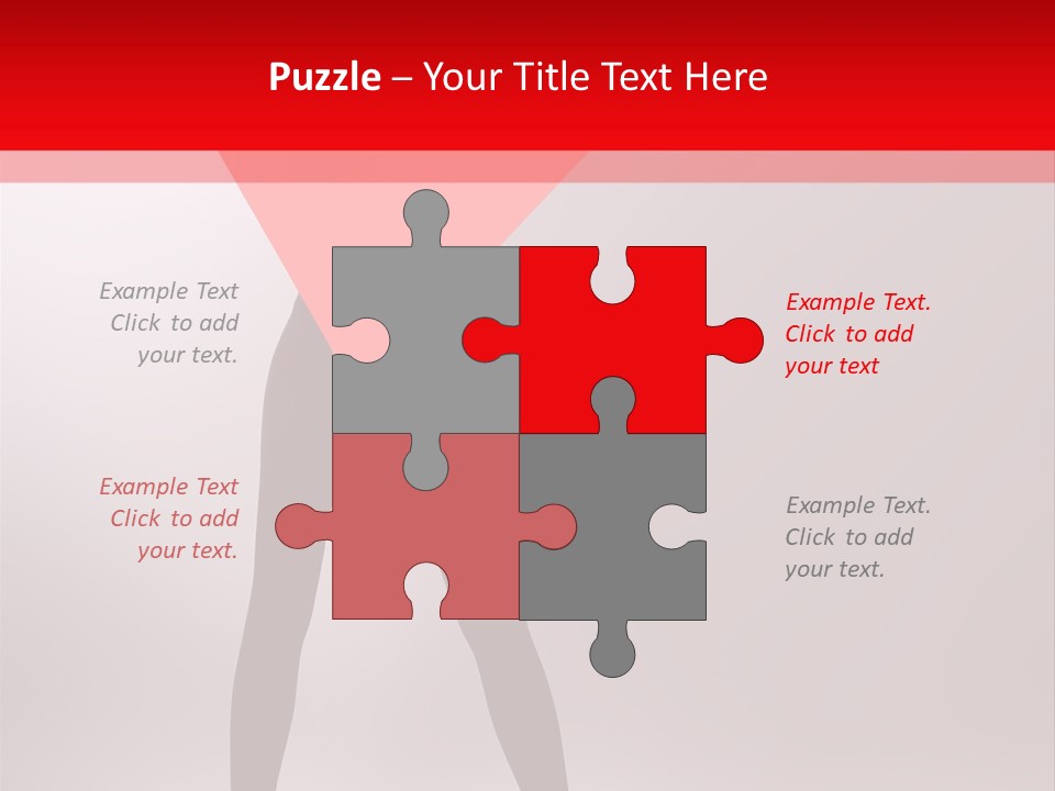 Hair Stylized Triangle PowerPoint Template