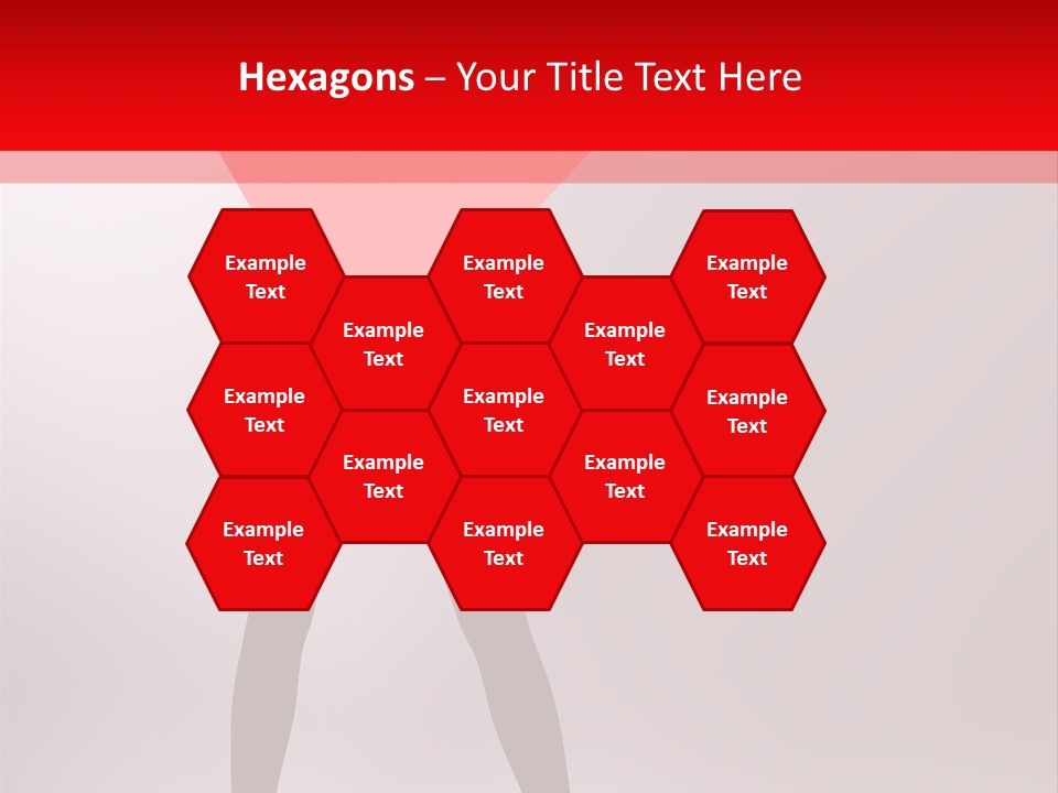 Hair Stylized Triangle PowerPoint Template