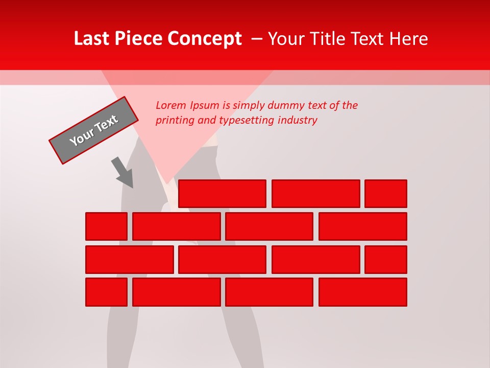 Hair Stylized Triangle PowerPoint Template