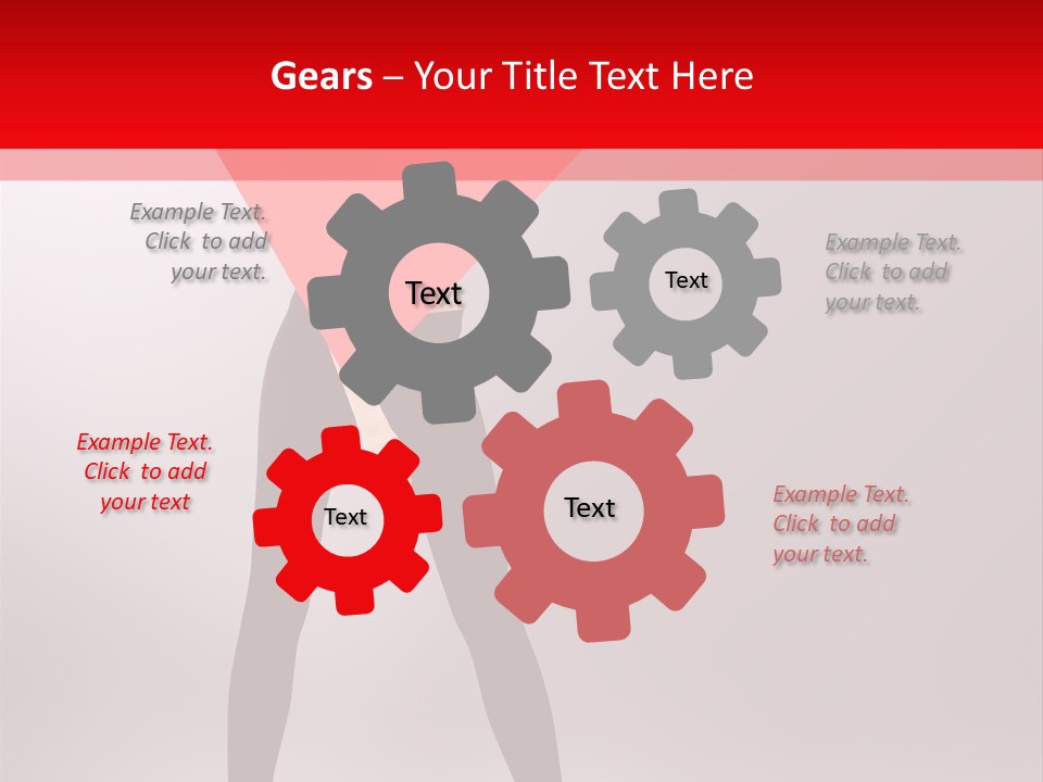 Hair Stylized Triangle PowerPoint Template