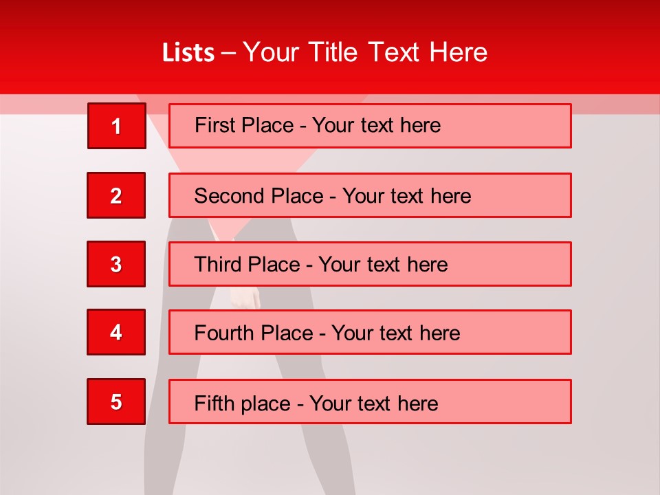 Hair Stylized Triangle PowerPoint Template
