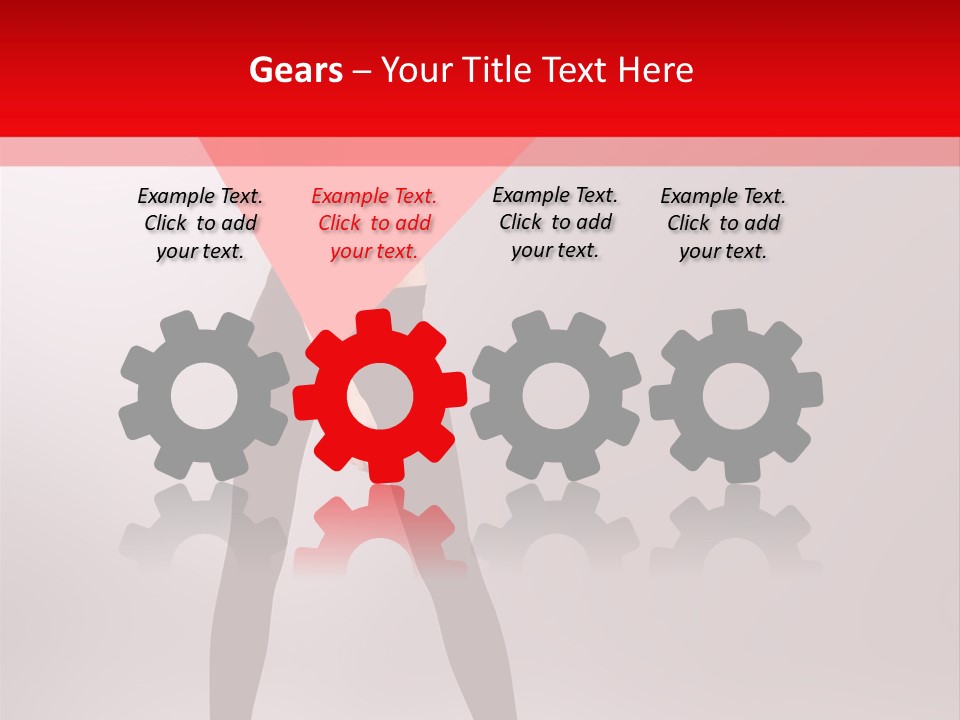 Hair Stylized Triangle PowerPoint Template