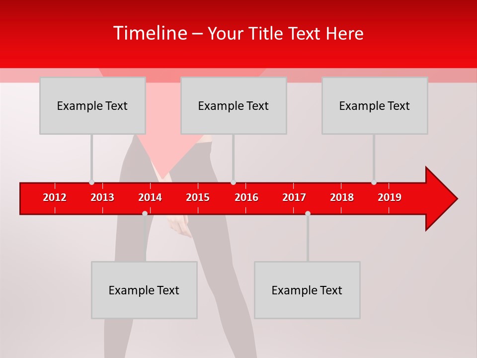 Hair Stylized Triangle PowerPoint Template