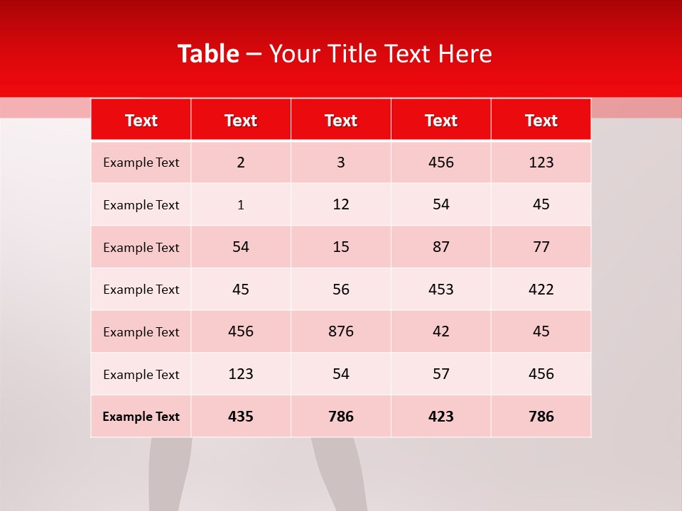 Hair Stylized Triangle PowerPoint Template