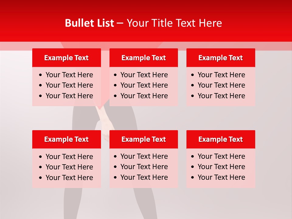 Hair Stylized Triangle PowerPoint Template