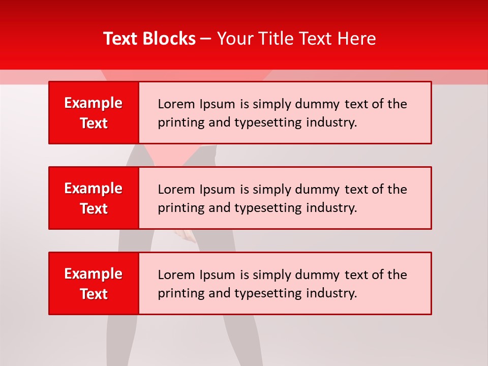 Hair Stylized Triangle PowerPoint Template