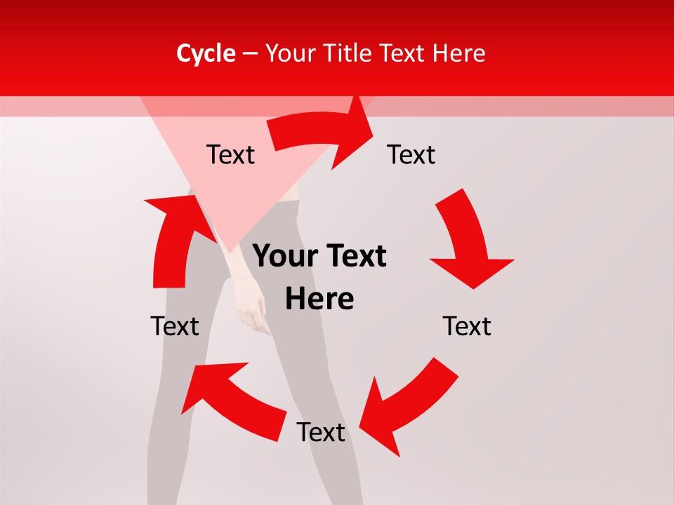 Hair Stylized Triangle PowerPoint Template