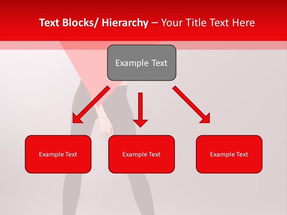 Hair Stylized Triangle PowerPoint Template