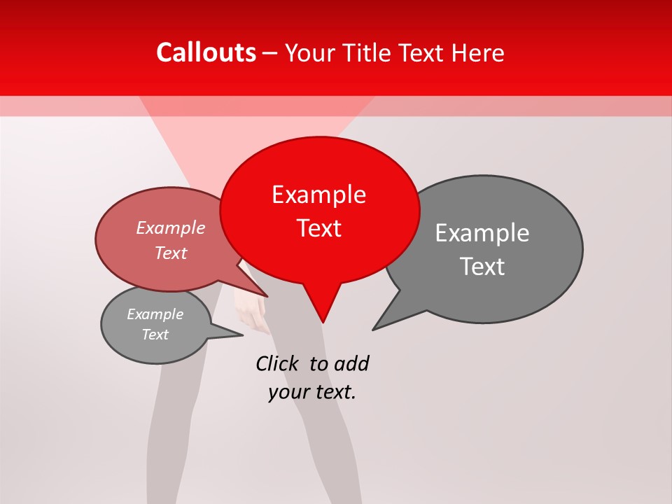 Hair Stylized Triangle PowerPoint Template