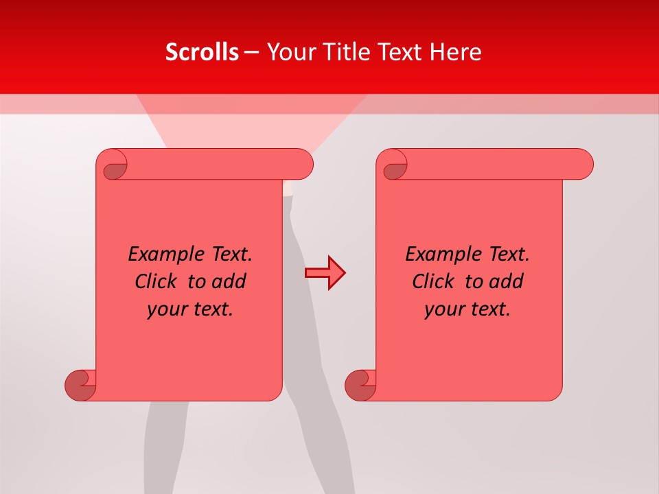 Hair Stylized Triangle PowerPoint Template