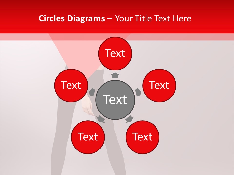 Hair Stylized Triangle PowerPoint Template