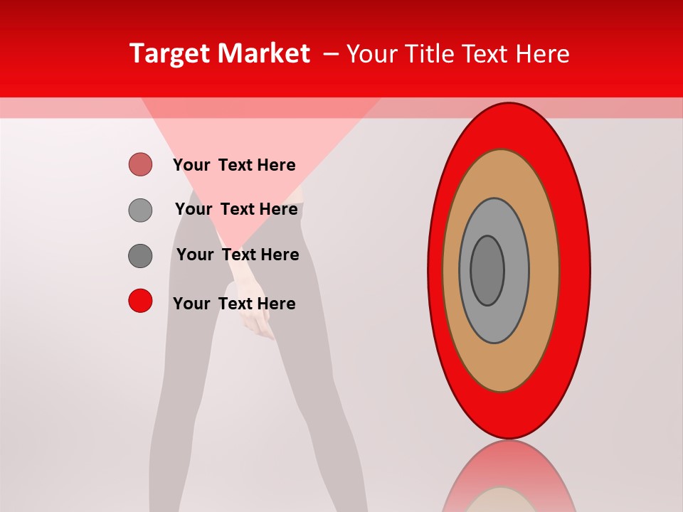 Hair Stylized Triangle PowerPoint Template