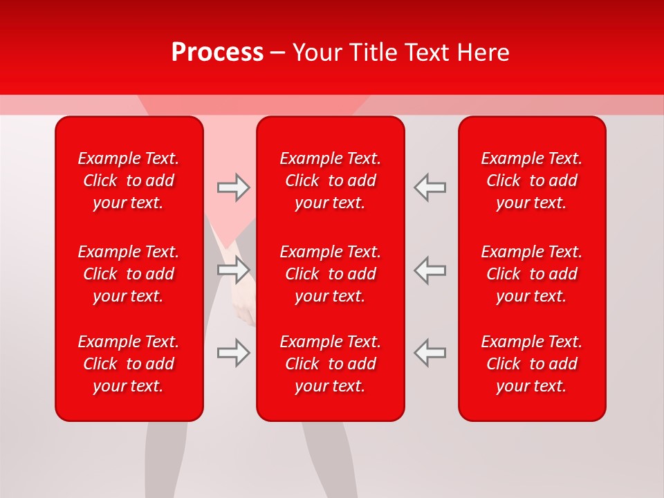 Hair Stylized Triangle PowerPoint Template