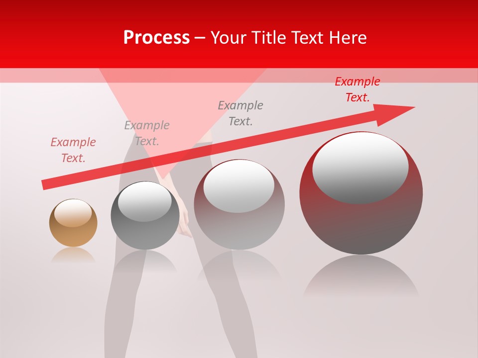 Hair Stylized Triangle PowerPoint Template