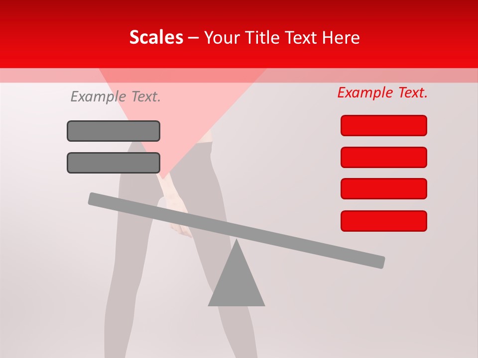 Hair Stylized Triangle PowerPoint Template