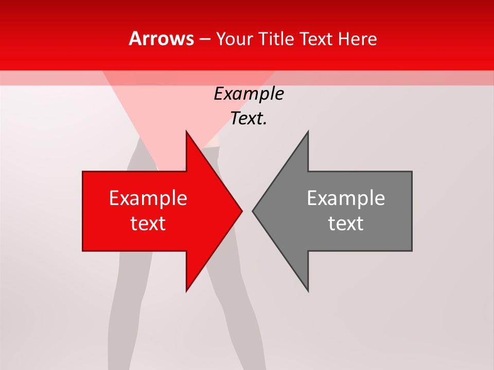 Hair Stylized Triangle PowerPoint Template