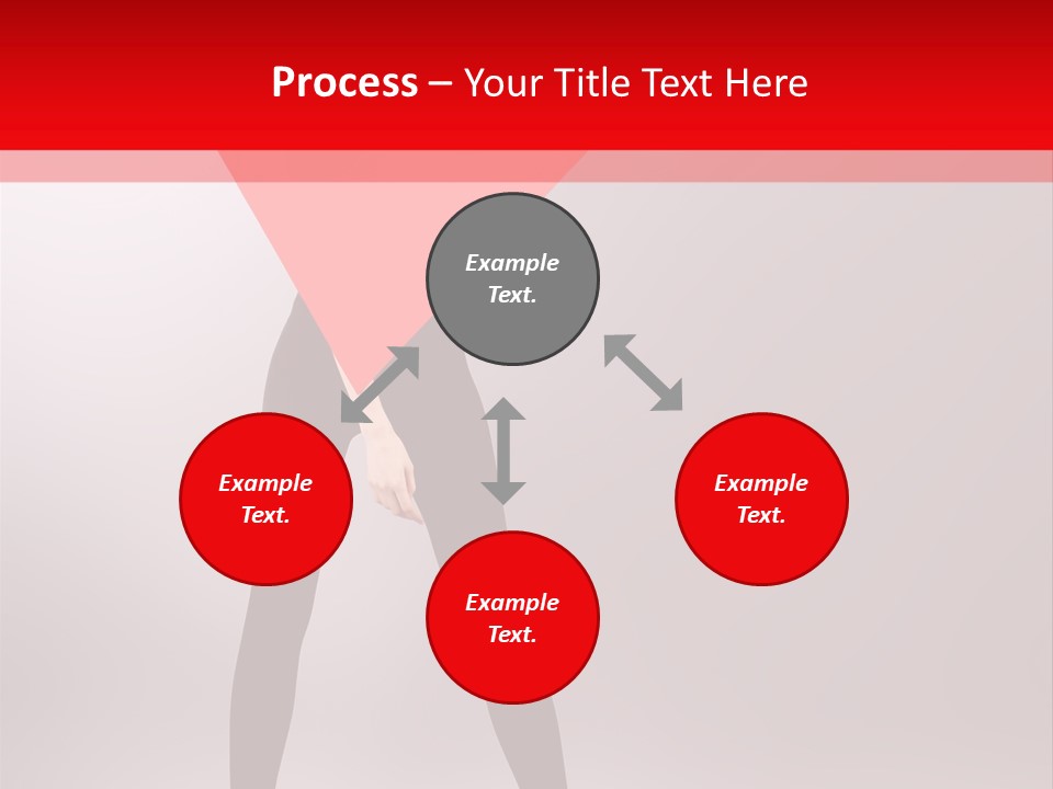 Hair Stylized Triangle PowerPoint Template