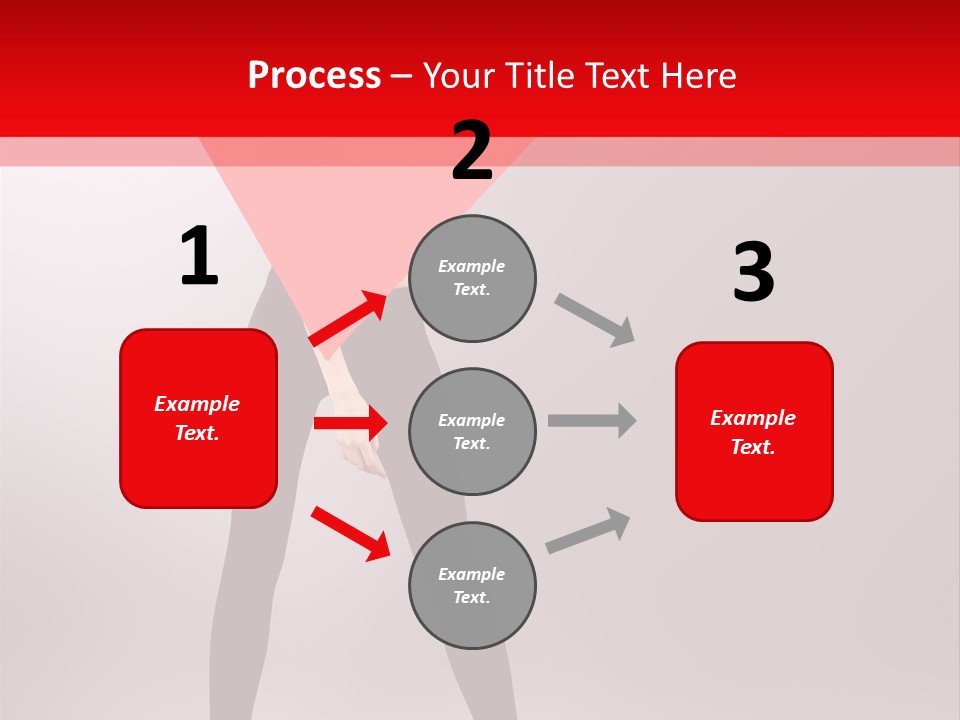 Hair Stylized Triangle PowerPoint Template