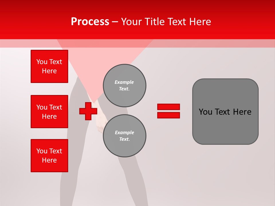 Hair Stylized Triangle PowerPoint Template