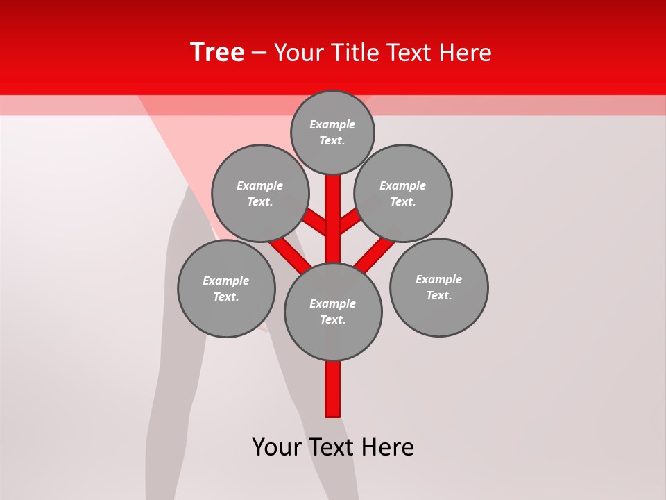 Hair Stylized Triangle PowerPoint Template